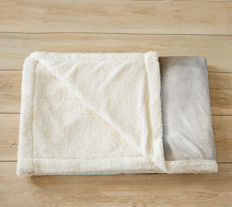 Loussiesd Weisses Pferd Drucken Flanell Fleecedecke Wild Tier Themed Wohndecke Schmetterling Blumend