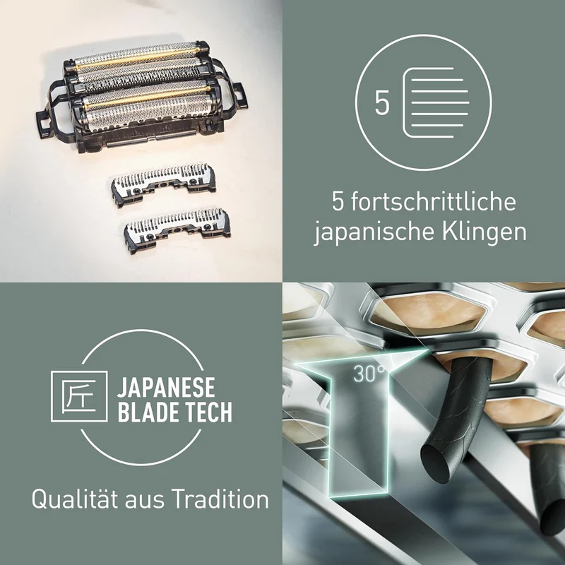 Panasonic WES9034Y1361 Ersatzklingen und Scherfolie für Elektrorasierer ES-LV9N, ES-LV7N & ES-LV6N,