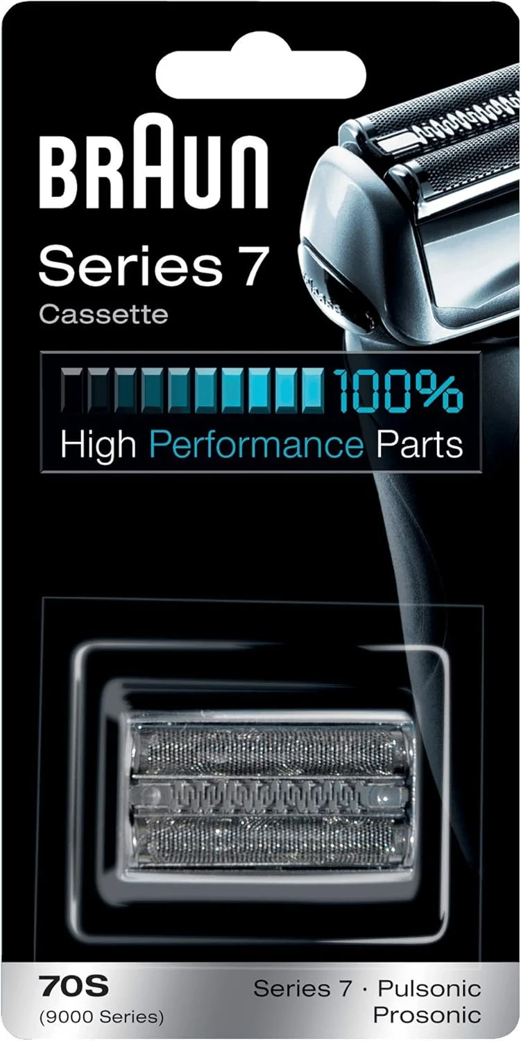 Braun Series 5 Elektrorasierer Scherkopf, kompatibel mit Rasierer Herren Series 5, 52B, schwarz & Se