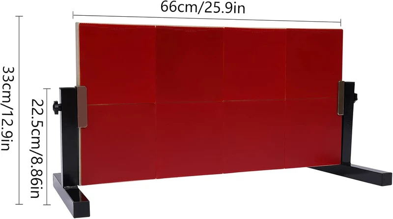 Tischtennis Returnbrett Tischtennis Rebound Board Mit 8 Gummis,360° Einstellbare Trainingsgerät RüCk