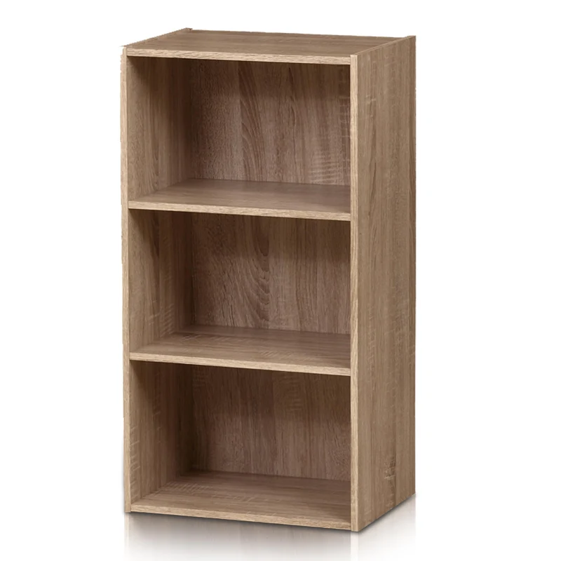 habeig Tube Bücherregal Standregal 3 Fächer Belastung Regalboden 30kg Standregal (80 x 42,5 x 29,5 c