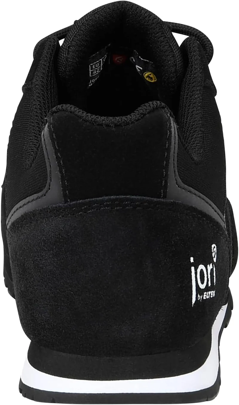 Jori Sicherheitsschuhe jo_Slim Black Low ESD S3, Damen und Herren, Leder/Textil, Stahlkappe, leicht,