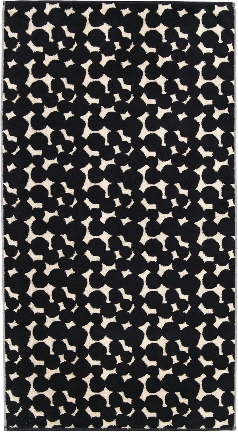 CAWÖ Home Handtücher Loft Pebbles 6224 schwarz - 39 Duschtuch 70x140 cm, Duschtuch 70x140 cm