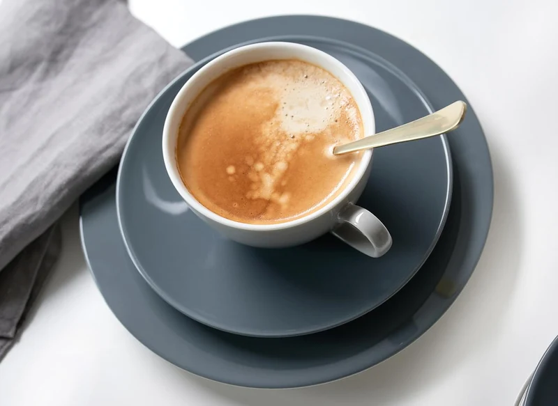 Kaffeeservice Doppio, 12-teilig, Anthrazit Anthrazit Kaffeeservice, Anthrazit Kaffeeservice
