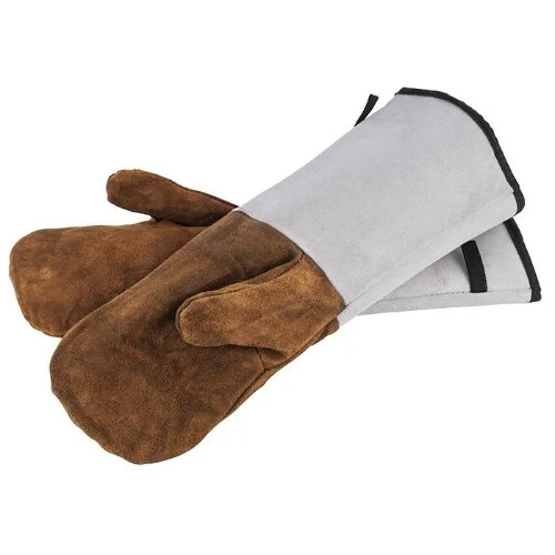 APS Backhandschuhe , Länge 45 cm , Leder, gefüttert mit Stulpen
