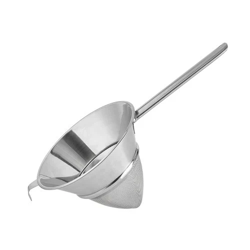 APS Gazespitzsieb , Ø 25 cm, L: 51 cm , Edelstahl,mit rundem Hohlgriff