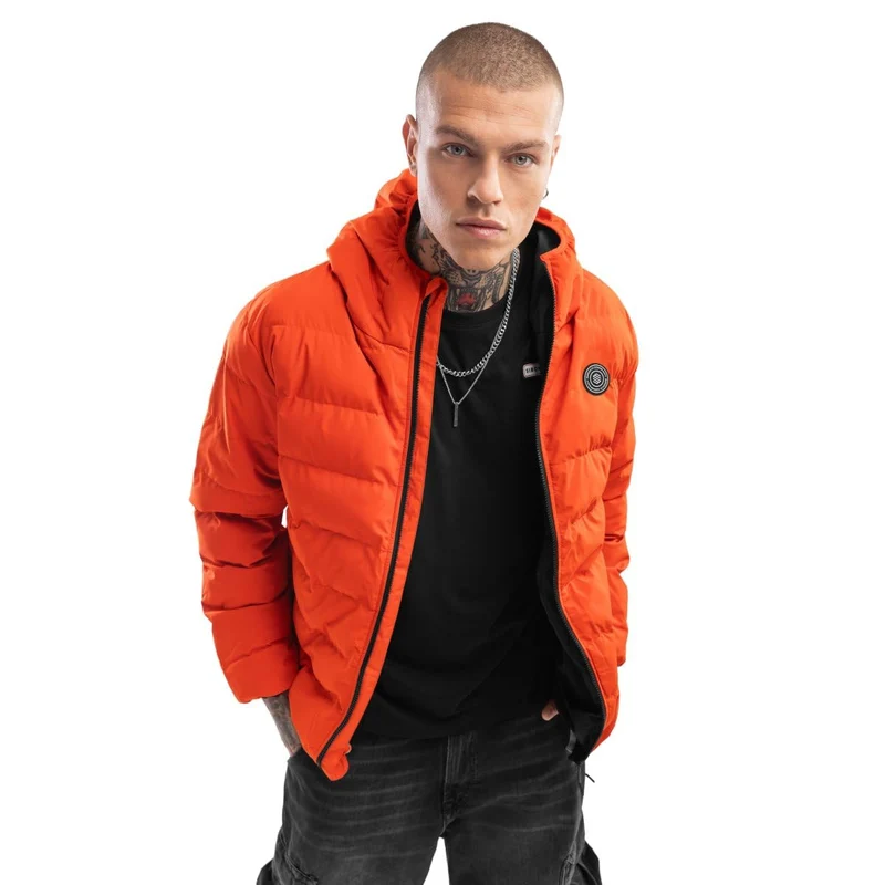 SIROKO - Steppjacke Fire S Leuchtendes Orange/Schwarz, S Leuchtendes Orange/Schwarz