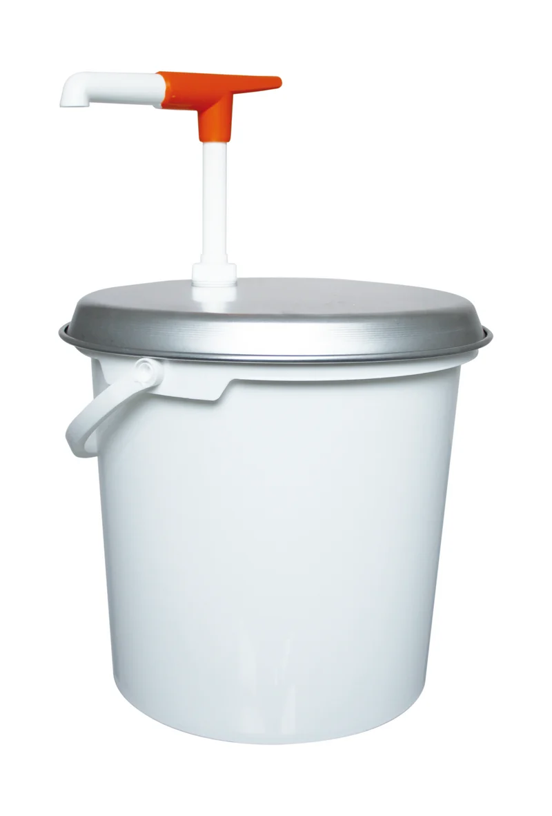 Schneider Deckel Ø28cm Aluminium inkl. Pumpe weiß/orange ohne Behälter
