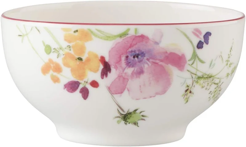 Villeroy & Boch Mariefleur Basic 4er Set Müslischalen French-BOL oval Porzellan
