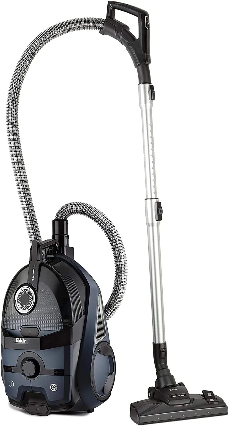 Fakir Filter Pro - Beutelloser Staubsauger mit 8-fach Filtertechnik I Leiser Staubsauger mit HEPA 13