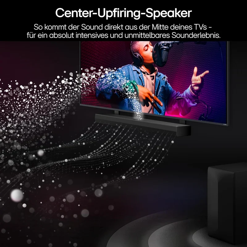 LG DS70TY 3.1.1 Dolby Atmos Soundbar (400W) mit kabellosem Subwoofer (eARC, HDMI, Optisch, Bluetooth