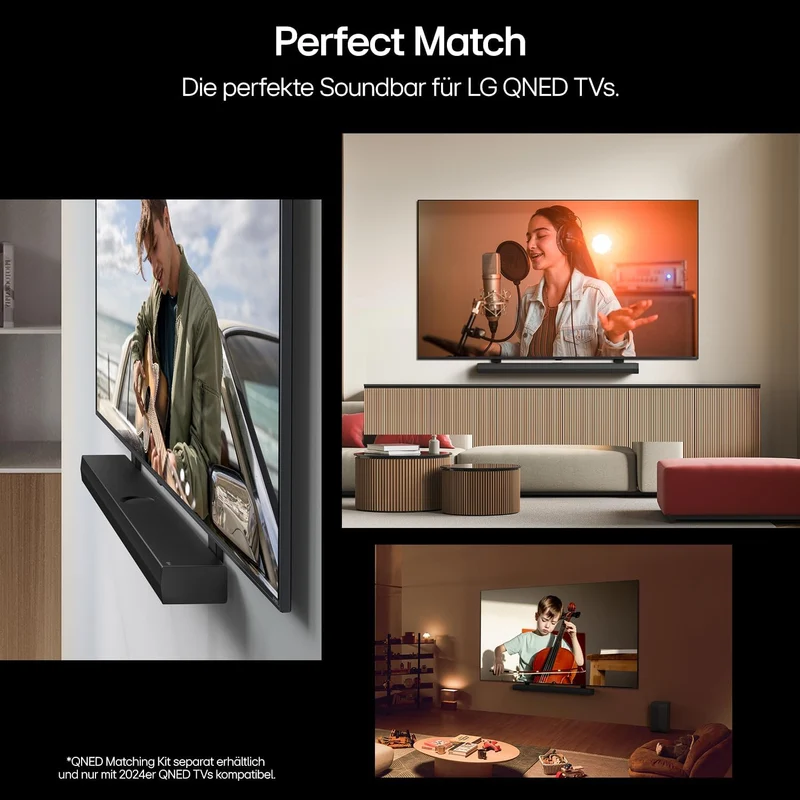 LG DS70TY 3.1.1 Dolby Atmos Soundbar (400W) mit kabellosem Subwoofer (eARC, HDMI, Optisch, Bluetooth