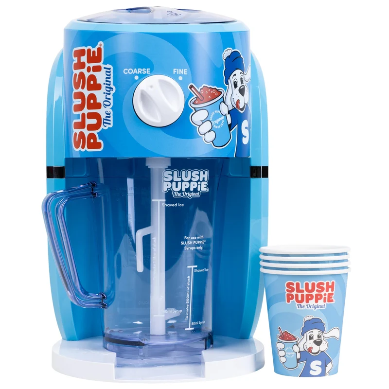 Slush Puppie Snow Cone Machine Slushy Maker Ice Shaver Macht bis zu 1 Liter leckeren Slush Puppy in