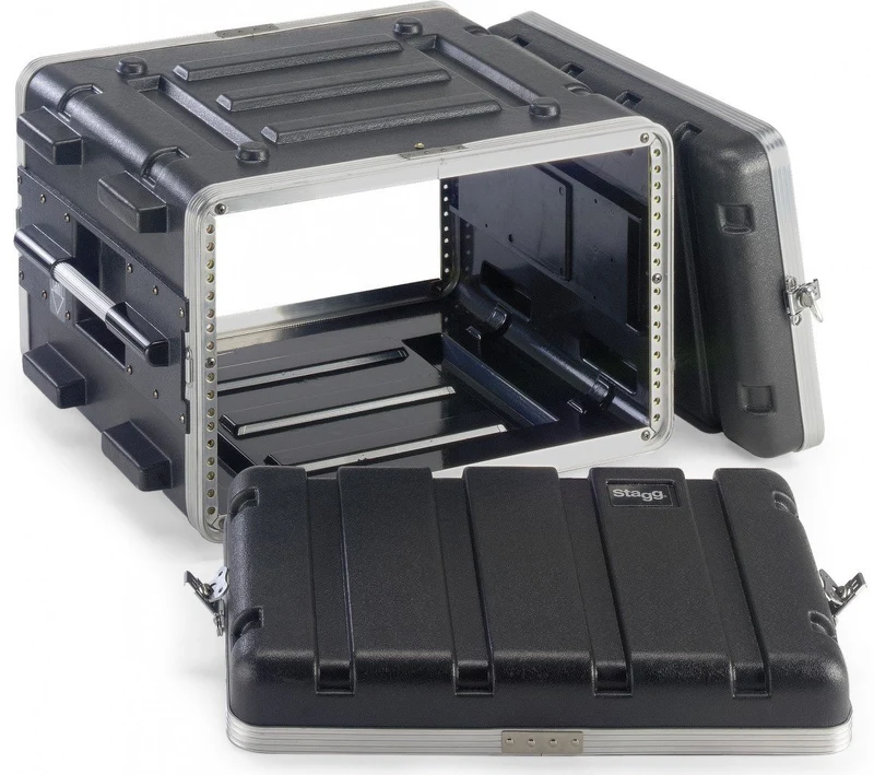 Stagg ABS-6U Rack Case für 6-Units-Rack 6 HE, 6 HE