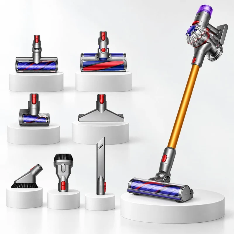 Dyson V8 Absolute beutel- und kabelloser Handstaubsauger (inkl. 3 Elektrobürsten mit Direktantrieb b