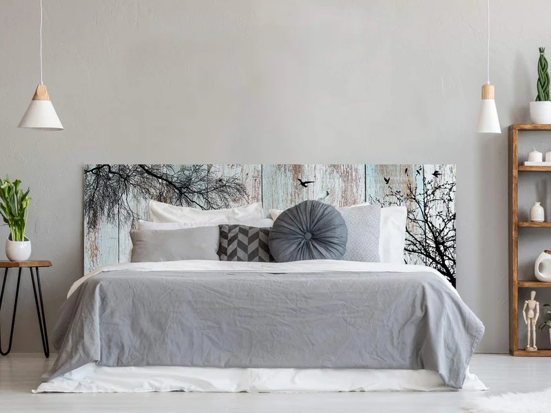 Kopfteil für Bett, PVC, Digitaldruck, Zweige 115 x 60 cm, Original-Kopfteil 115x60cm, 115x60cm