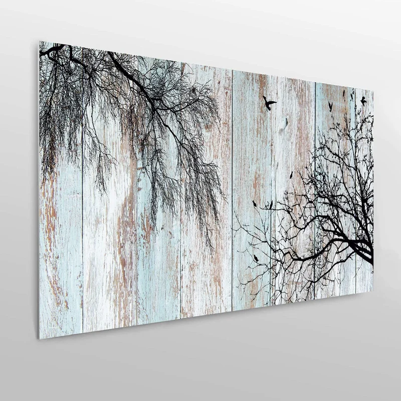 Kopfteil für Bett, PVC, Digitaldruck, Zweige 115 x 60 cm, Original-Kopfteil 115x60cm, 115x60cm