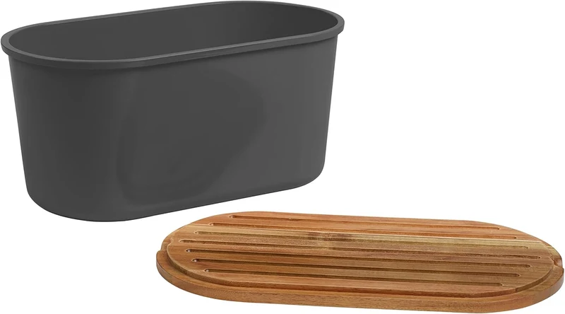 ECHTWERK Brotkasten “FRESH“, Brotbox, Brotaufbewahrung, Platzsparende Aufbewahrungsbox, Brotkorb mit