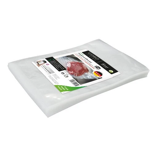 caso Siegelrandbeutel f. Kammervakuumierer 90 my, 100er Pack 20x30cm