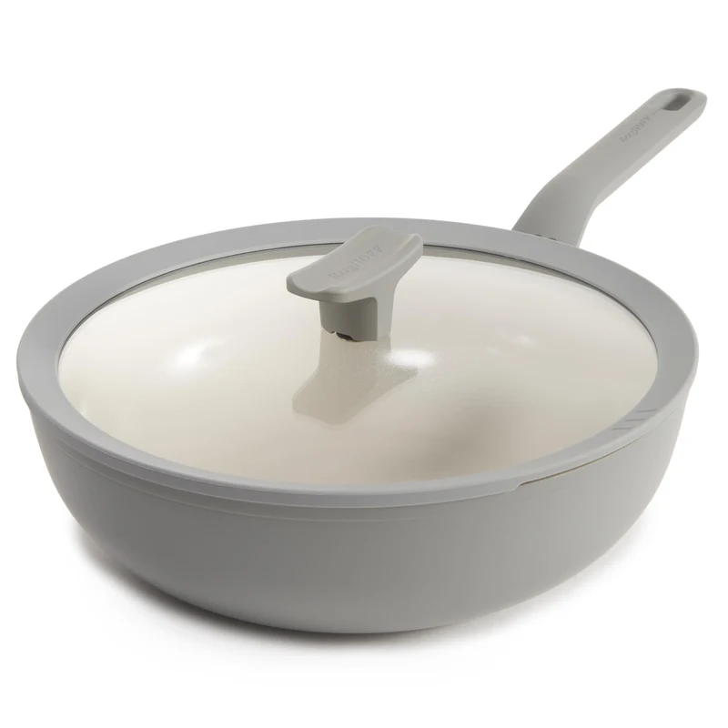 Berghoff Leo Antihaft Wok mit Deckel Balance Moonmist 28cm