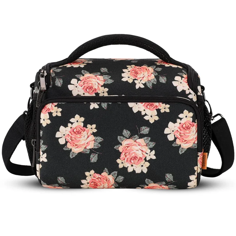 DOMISO SLR DSLR Kameratasche Wasserdicht Fototasche, Blume, Blume