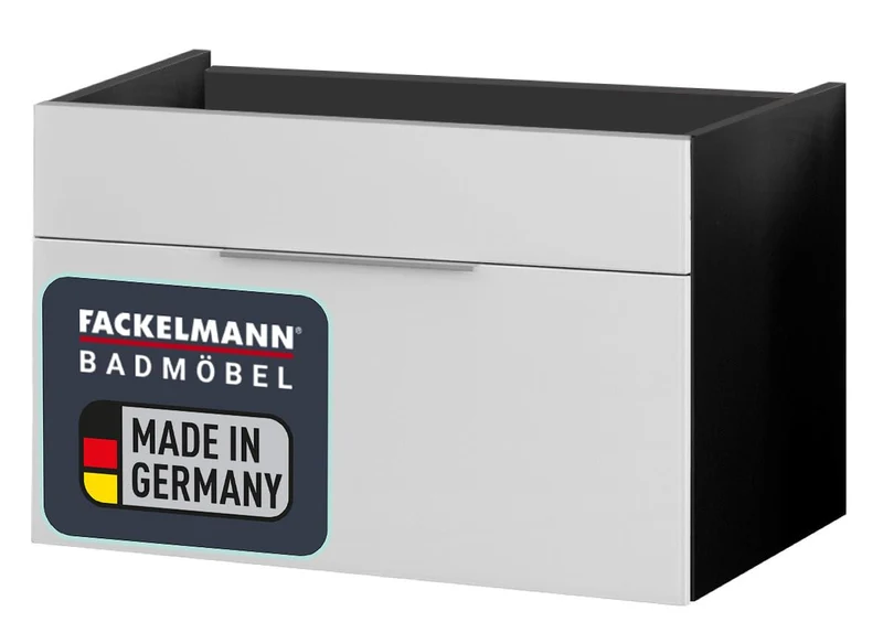 FACKELMANN Waschtischunterschrank KARA / Badschrank mit Soft-Close-System / Masse (B x H x T): ca. 8