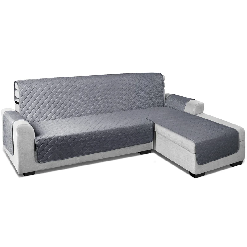 TAOCOCO Chaiselongue Sofabezug L Form, Wasserdichter Stretch Sofa überzug, Sofaschoner rutschfest, M