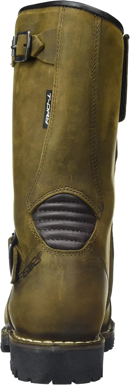 TCX Herren Motorcycle Boot 45 EU Vintage Marron, 45 EU Vintage Marron