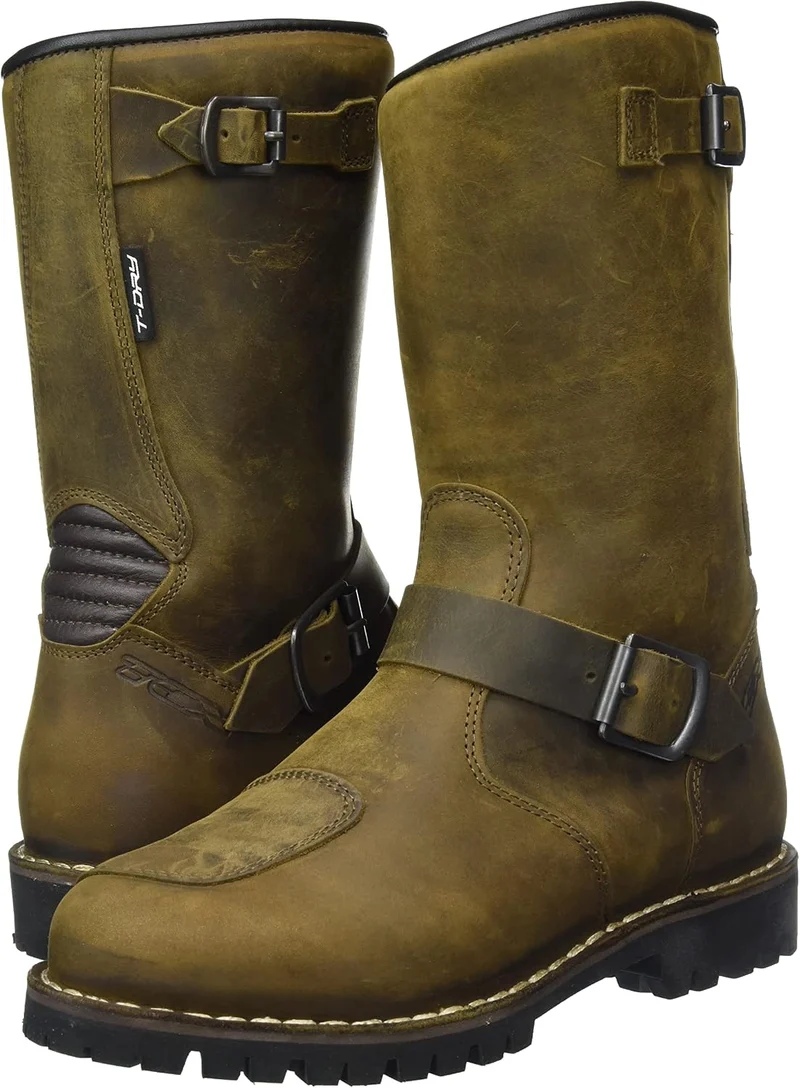 TCX Herren Motorcycle Boot 45 EU Vintage Marron, 45 EU Vintage Marron
