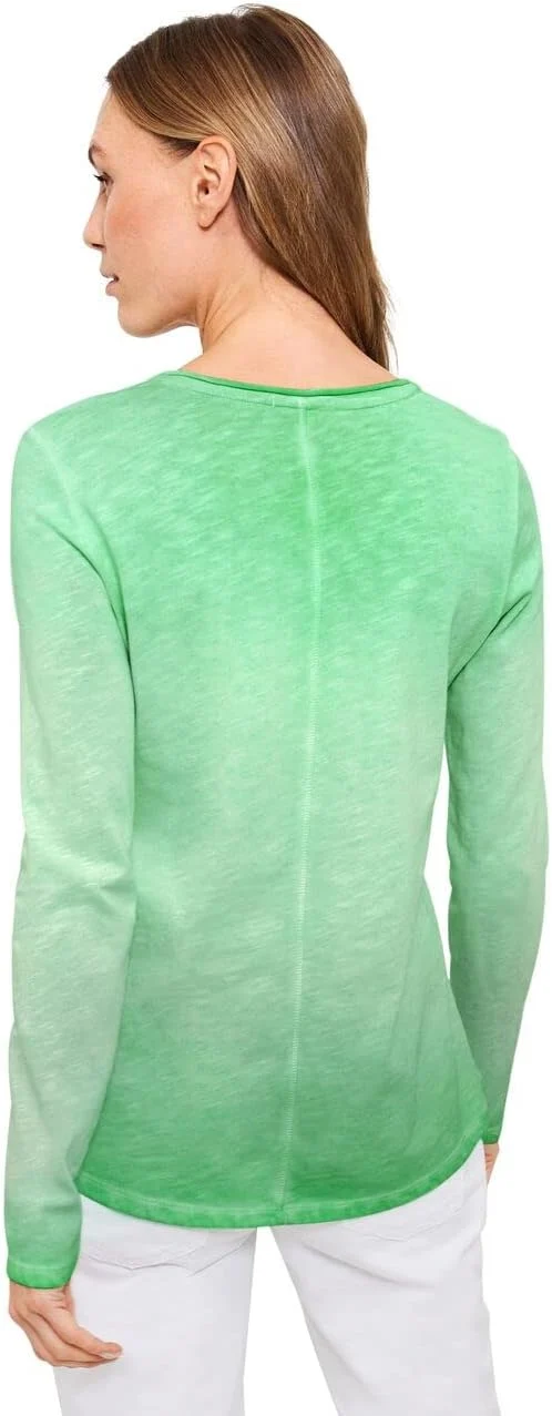 Cecil Damen Langarmshirt M Smash Green, M Smash Green