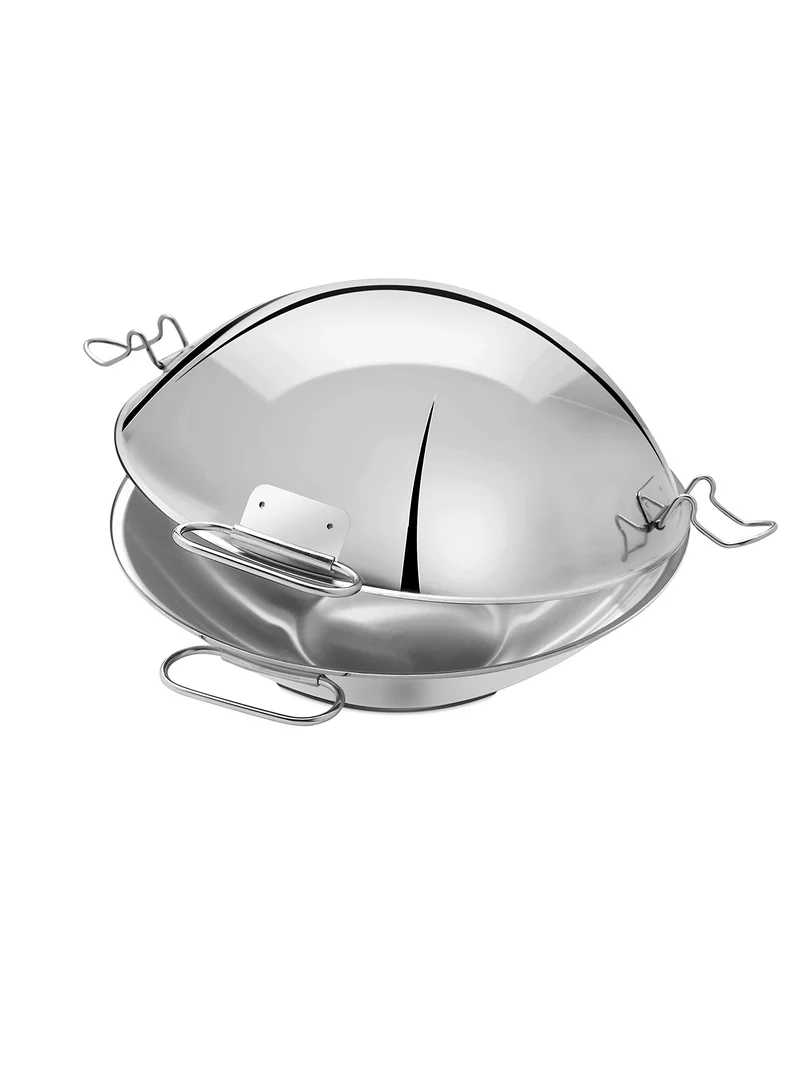 Artame ART32804 Cataplana Schmortopf, Edelstahl, 36 cm