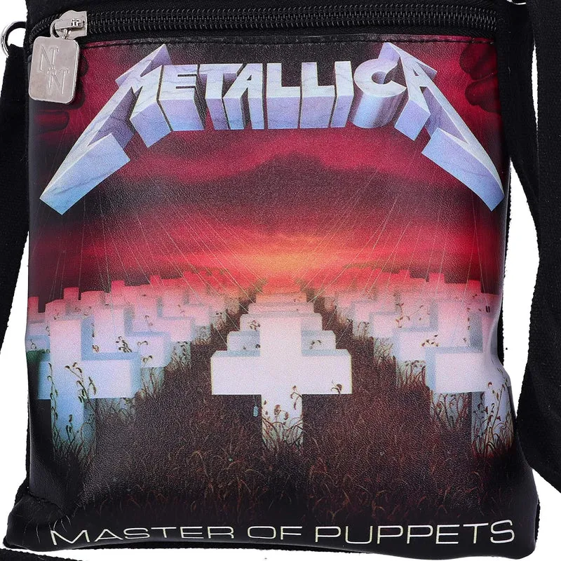 Nemesis Now Offiziell lizenzierte Metallica Master of Puppets Schultertasche, Schwarz, 23 cm