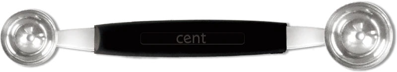 cent Kugelformer, zweiseitig, Edelstahl, Länge: 16,5 cm, Ø 22 mm + Ø 25 mm