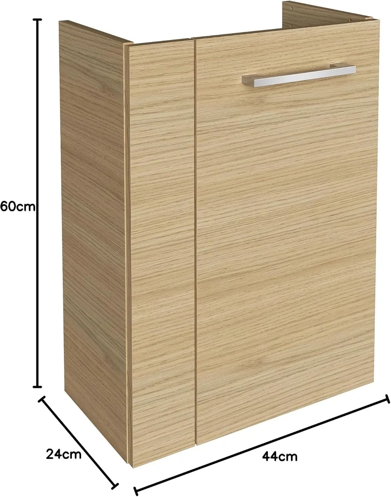 FACKELMANN SBC Mini Waschtischunterschrank 45 Sandeiche | Art.Nr: 84661