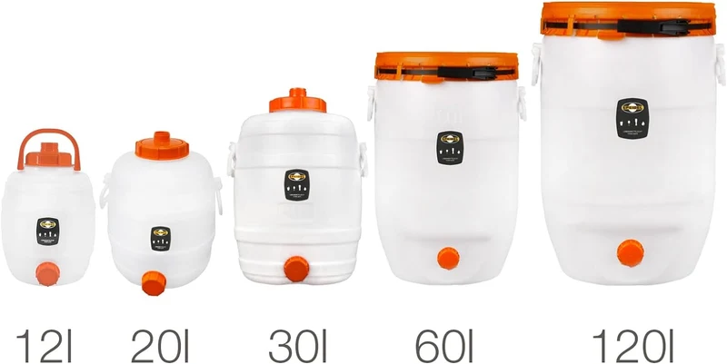 Speidel Getränkefass Gärfass Mostfass Weinfass Fass rund Tragegriff 30 Ltr 340mm