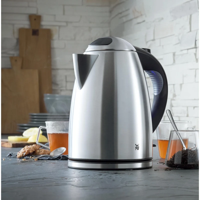 WMF Stelio 0413020012 - 1,7 l - 2400 W - Schwarz - Edelstahl - Edelstahl - Kunststoff - Wasserstandsanzeige - Überhitzungsschutz