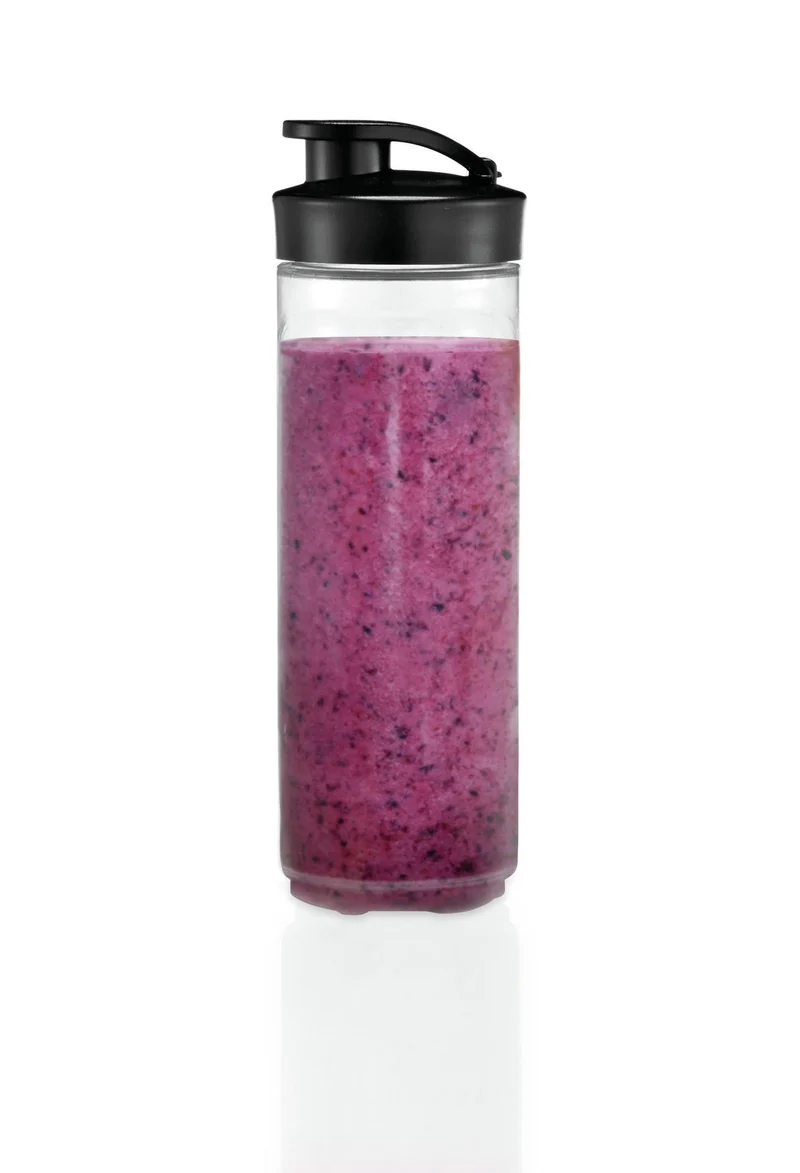 WMF Kult X Mix & Go Mini Smoothie Maker, Standmixer, Blender elektrisch, Shake Mixer 300 Watt Leistung, Tritan-Kunststoff Flasche 600ml