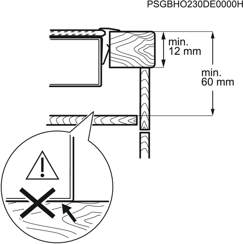 AEG HK634060XB - Schwarz - Integriert - 60 cm - Keramik - Glaskeramik - 4 Zone(n)