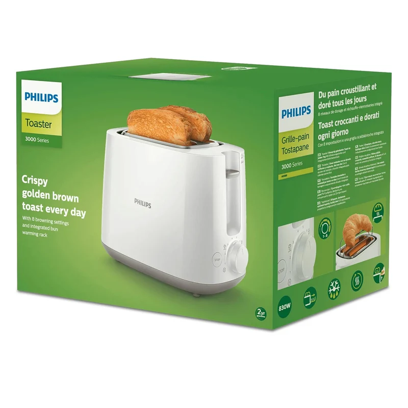 Philips Toaster – 2 Toastschlitze HD2581/00