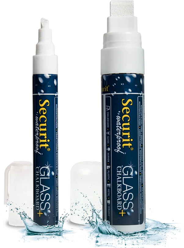 G. Vermes Kreidemarker 2-6 mm Wasserfest weiss