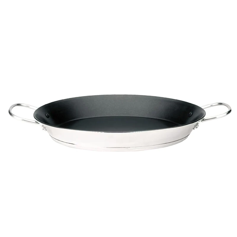 IBILI - Paella-Pfanne Bistrot, 32 cm, Edelstahl, Anti-Haft, 5 Portionen, geeignet für Induktion 32 x