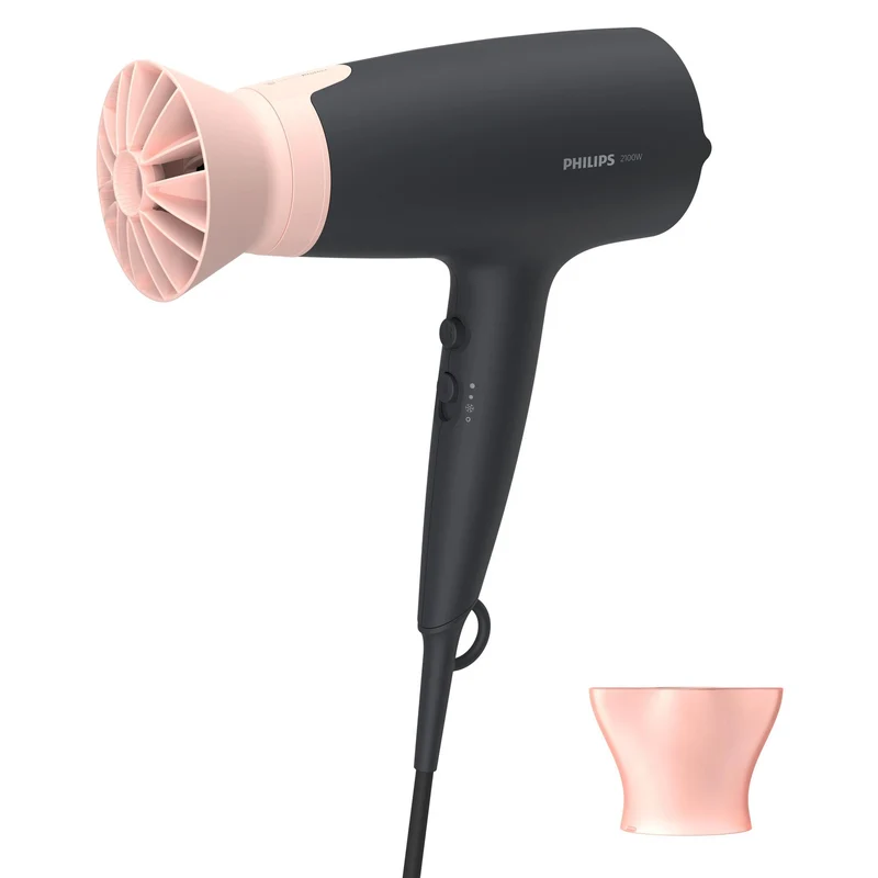 Philips 3000 series BHD350/10 Haartrockner - Gleichstrom - Schwarz - Pink - Hängender Ring - 1,8 m - 2100 W - 220 - 240 V