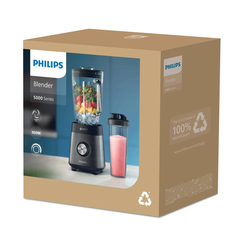 Philips 5000-Serie Standmixer inkl. Blend-and-go-Behälter