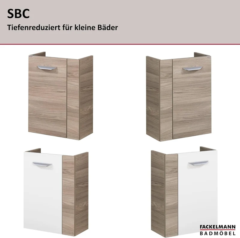 FACKELMANN SBC Mini Waschtischunterschrank 45 Steinesche | Art.Nr: 86065