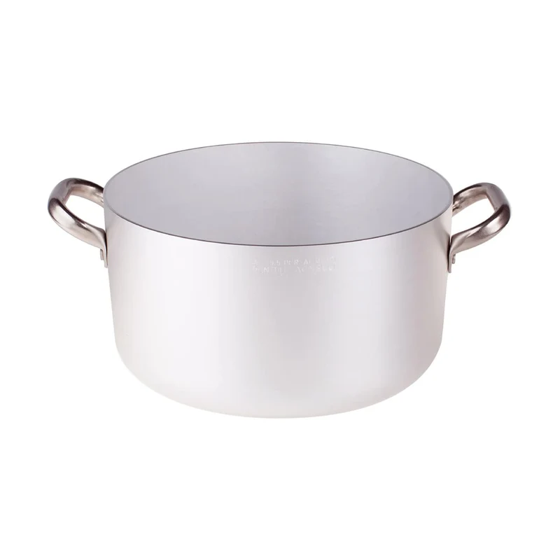 Agnelli Auflaufform aus Aluminium mit 2 Edelstahlgriffen 26 cm, 26 cm