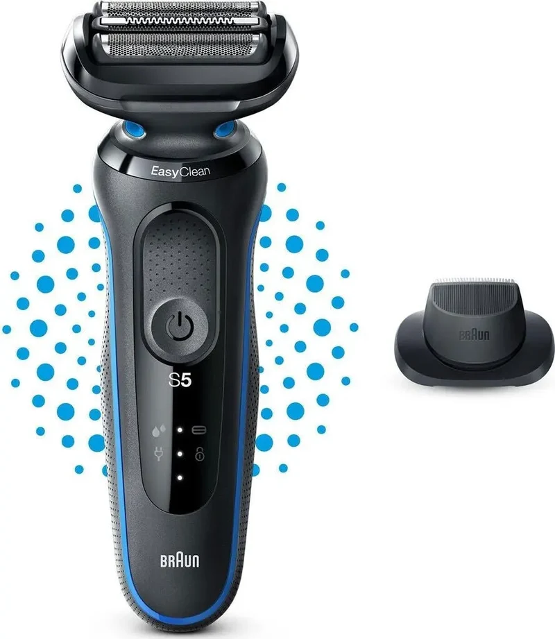 Braun Series 5 51-B1200S - Folienschaber - Blau - Tasten - LED - Akku - Lithium-Ion (Li-Ion)