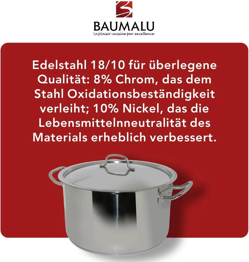 Baumalu 340529 Professionelle Frittierpfanne, 28 cm Diamètre : 28 cm, Diamètre : 28 cm