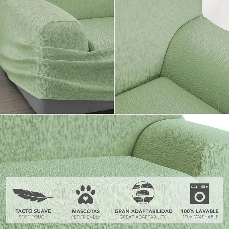 Martina Home Emilia Sofabezug, Mus, 3-Sitzer 3 Sitzer Grün (Mus), 3 Sitzer Grün (Mus)