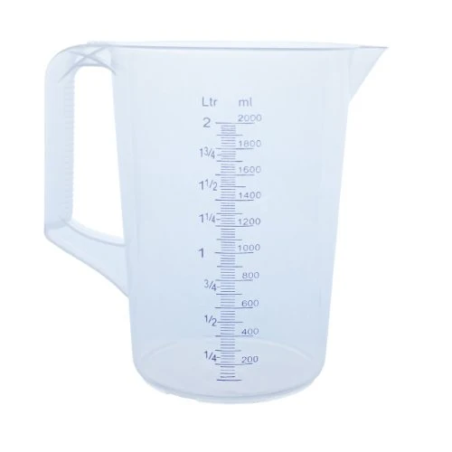 cent Messbecher PP mit geschlossenem Griff 2,0l