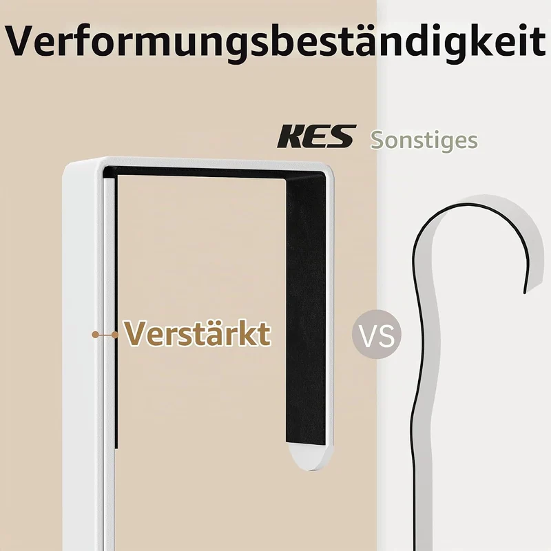 KES Bügelbretthalter Tür Hängen Bügeleisenhalter Bügelbrett Aufhänger Bügelbrett Halterung ohne Bohr